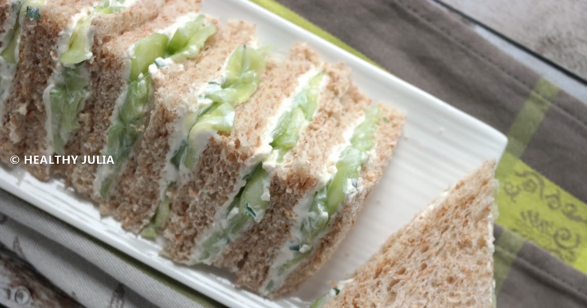 SANDWICHES ANGLAIS AU CONCOMBRE