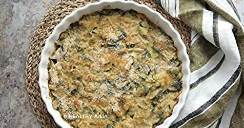 GRATIN DE COURGETTES AIL ET FINES HERBES