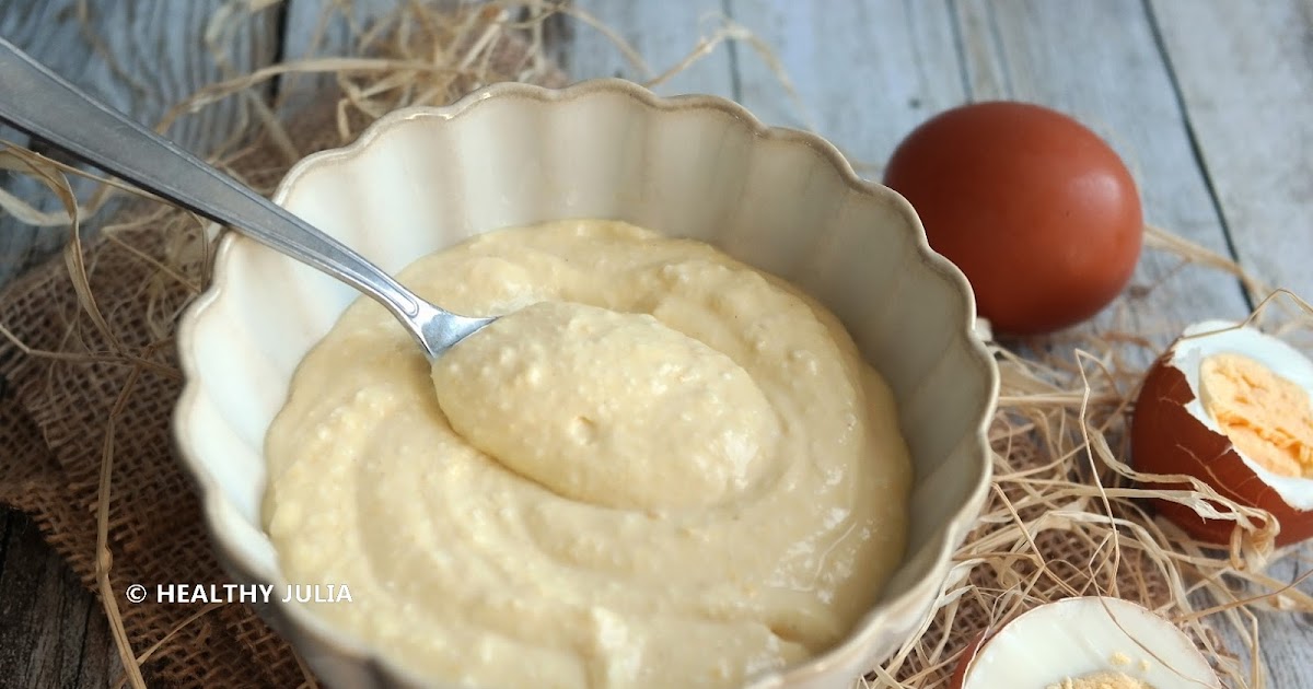 MAYONNAISE AUX ŒUFS DURS LÉGÈRE ET SANS HUILE