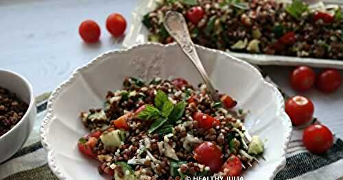 SALADE DE LENTILLES COMME UN TABOULÉ 