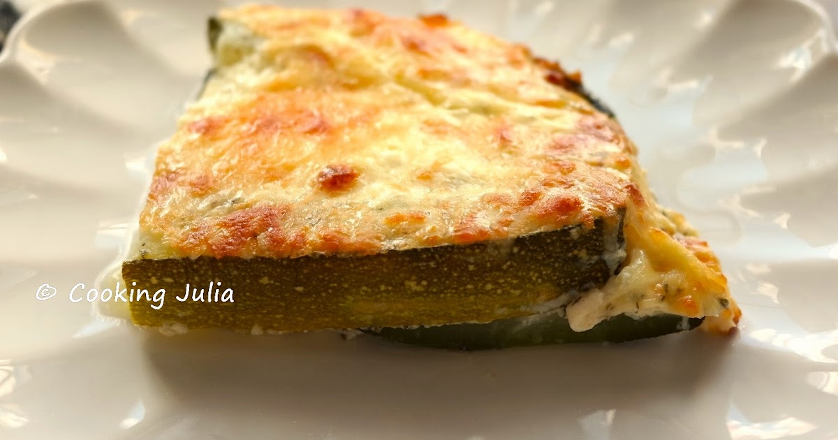 GRATIN AVEC UNE GROSSE COURGETTE DE JARDIN