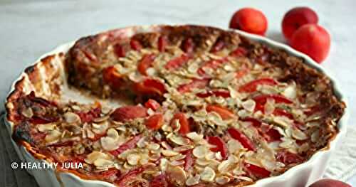 GRATIN DE FLOCONS D'AVOINE AUX ABRICOTS