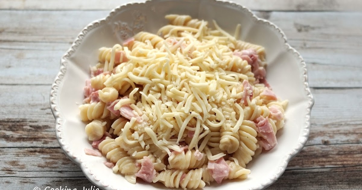 PÂTES CRÉMEUSES AU JAMBON