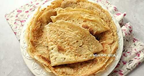 CRÊPES LÉGÈRES À L'EAU GAZEUSE