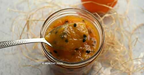 CONFITURE ORANGE-PASSION ALLÉGÉE EN SUCRE
