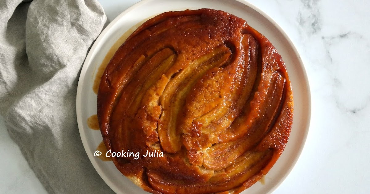 GÂTEAU RENVERSÉ À LA BANANE