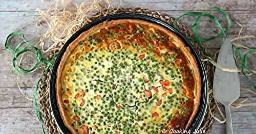 QUICHE AUX CREVETTES ET PETITS POIS