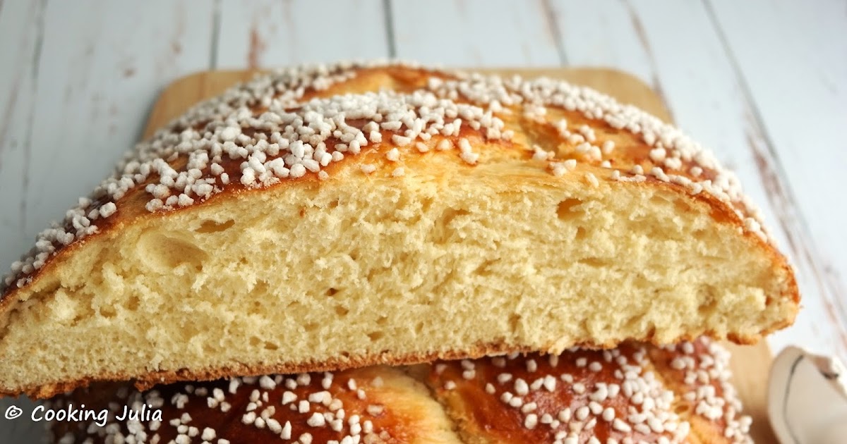 BRIOCHE TRESSÉE AU MASCARPONE ET SUCRE PERLÉ 