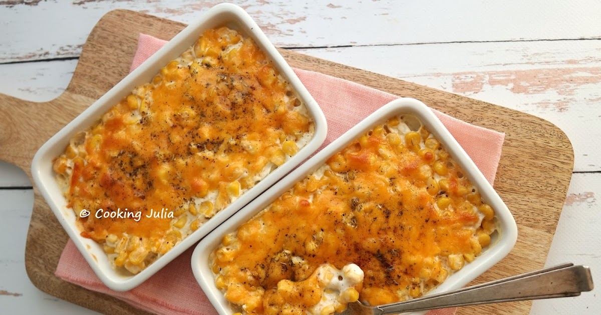 MAÏS AU CREAM CHEESE ET CHEDDAR