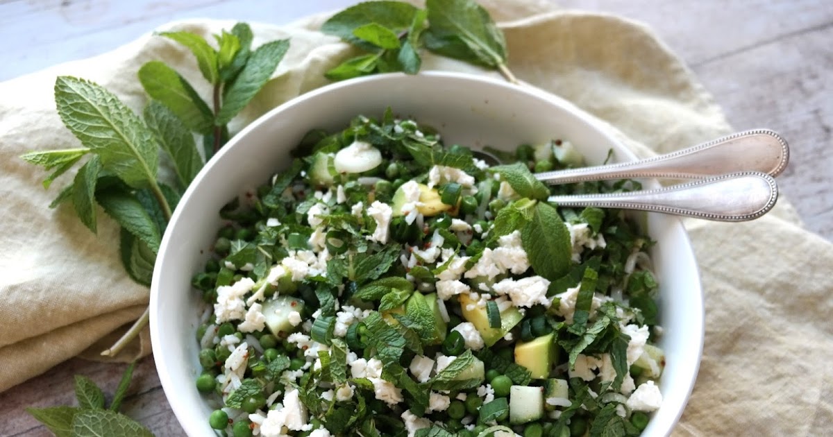 SALADE DE PETITS POIS À LA FETA