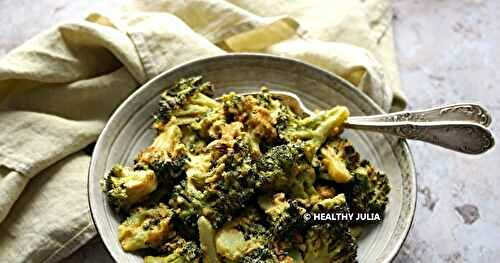 BROCOLI AU LAIT DE COCO ET BEURRE DE CACAHUÈTE