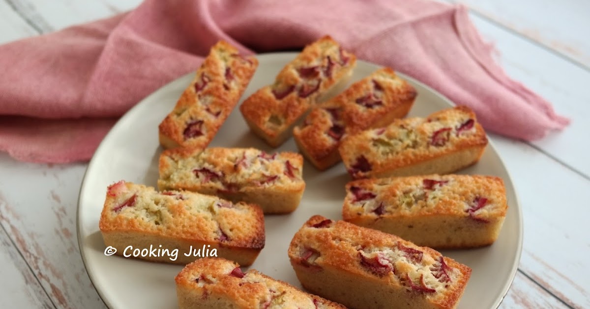 FINANCIERS À LA RHUBARBE