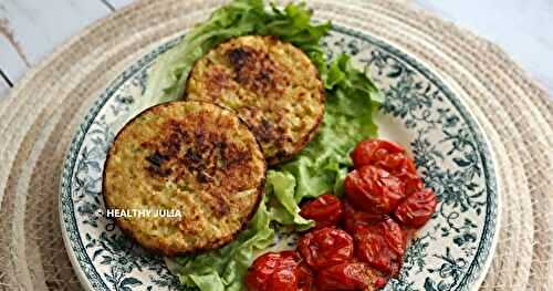 GALETTES DE BOULGOUR ET TOMATES RÔTIES