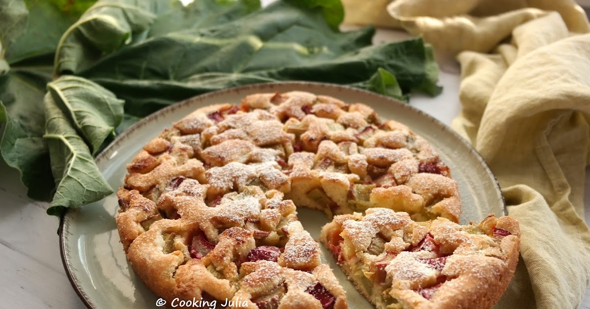 GÂTEAU SUÉDOIS À LA RHUBARBE (RABARBERKAKA)
