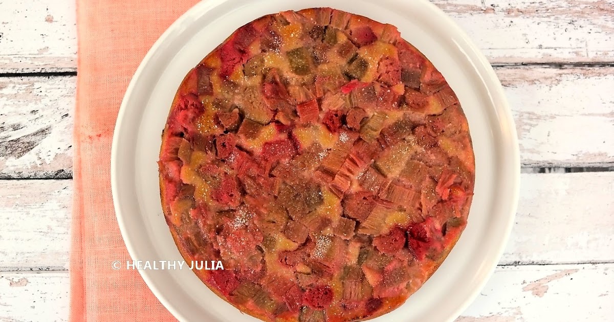 LE THÈME DU MOIS : LA RHUBARBE VERSION HEALTHY