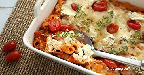ONE PAN PASTA TOMATES-FROMAGE AU FOUR