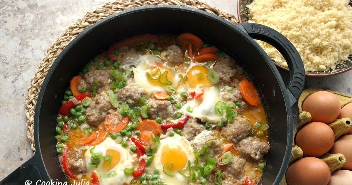 TAJINE DE KEFTAS AUX ŒUFS ET LÉGUMES 