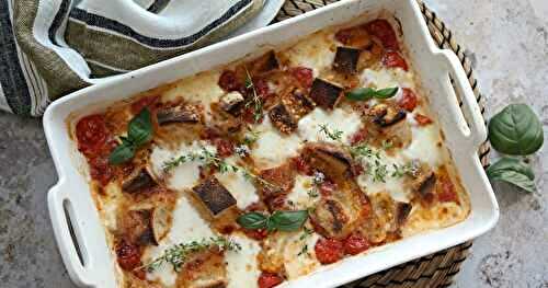 TOMATES RÔTIES AU PAIN ET MOZZARELLA