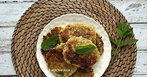 BEIGNETS DE COURGETTE À LA MENTHE
