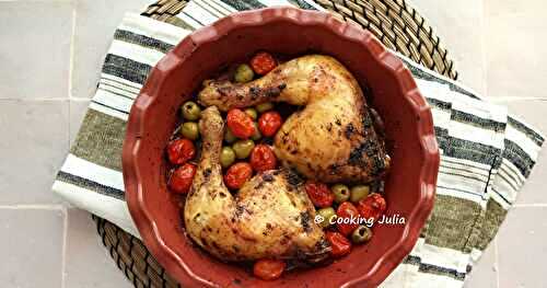CUISSES DE POULET RÔTIES À LA MAROCAINE