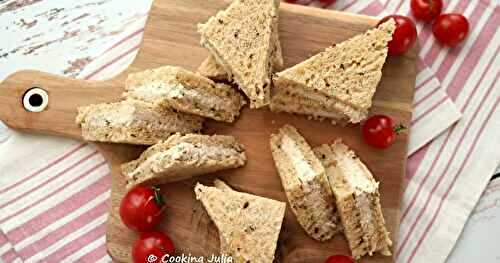SANDWICHES ANGLAIS À LA CRÈME DE JAMBON