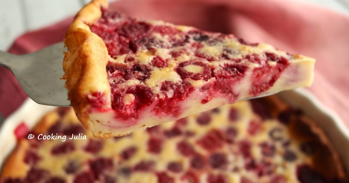 CLAFOUTIS AUX FRAMBOISES (TUPPERWARE)