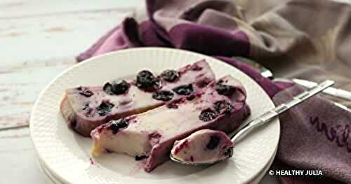 ENTREMETS AU SKYR ET MYRTILLES