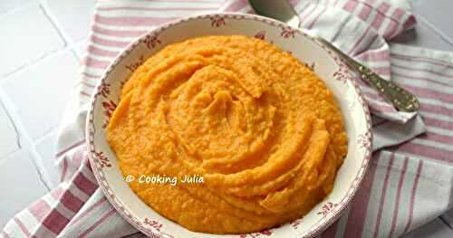 PURÉE DE CAROTTES ET POMMES DE TERRE
