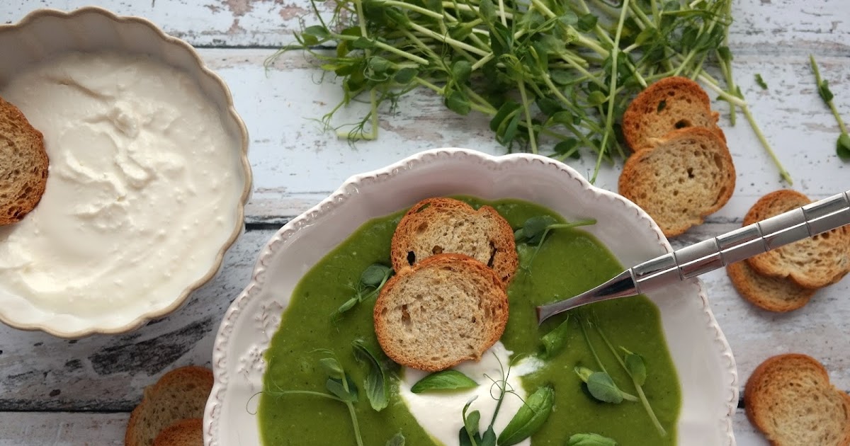 VELOUTÉ DE PETITS POIS À LA CHANTILLY DE FETA