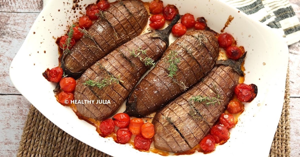 AUBERGINES HASSELBACK