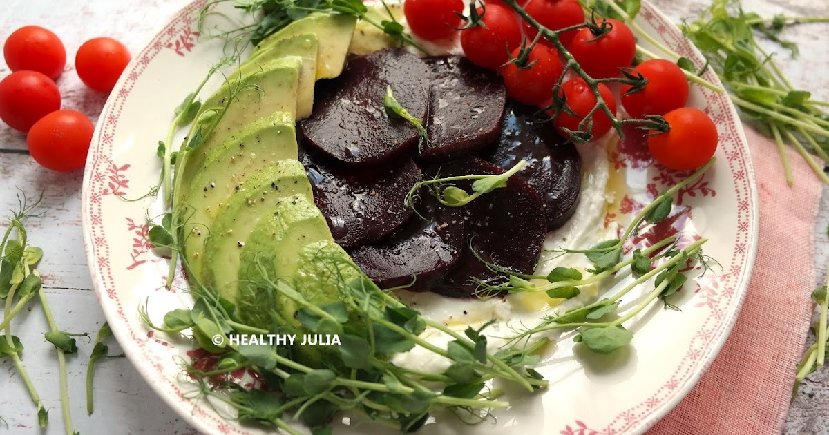 SALADE DE BETTERAVE ET AVOCAT, CHANTILLY DE FETA