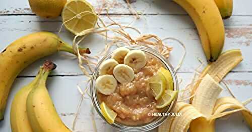 CONFITURE DE BANANES AU CITRON