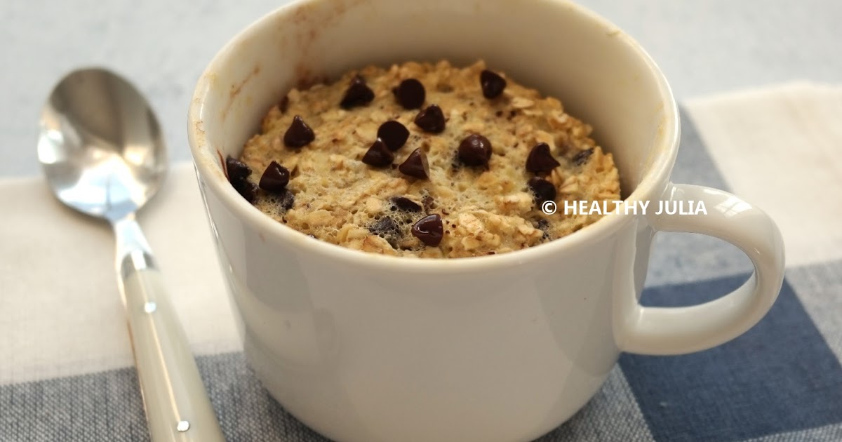 MUG OATS AUX PÉPITES DE CHOCOLAT