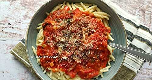 PÂTES AUX TOMATES FRAÎCHES