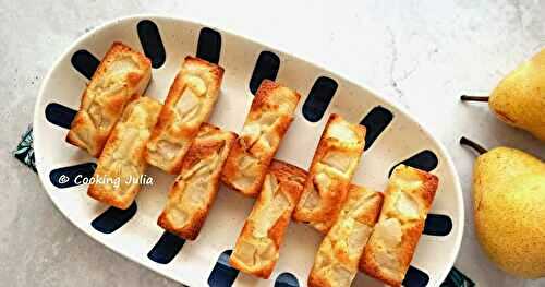 FINANCIERS À LA POIRE