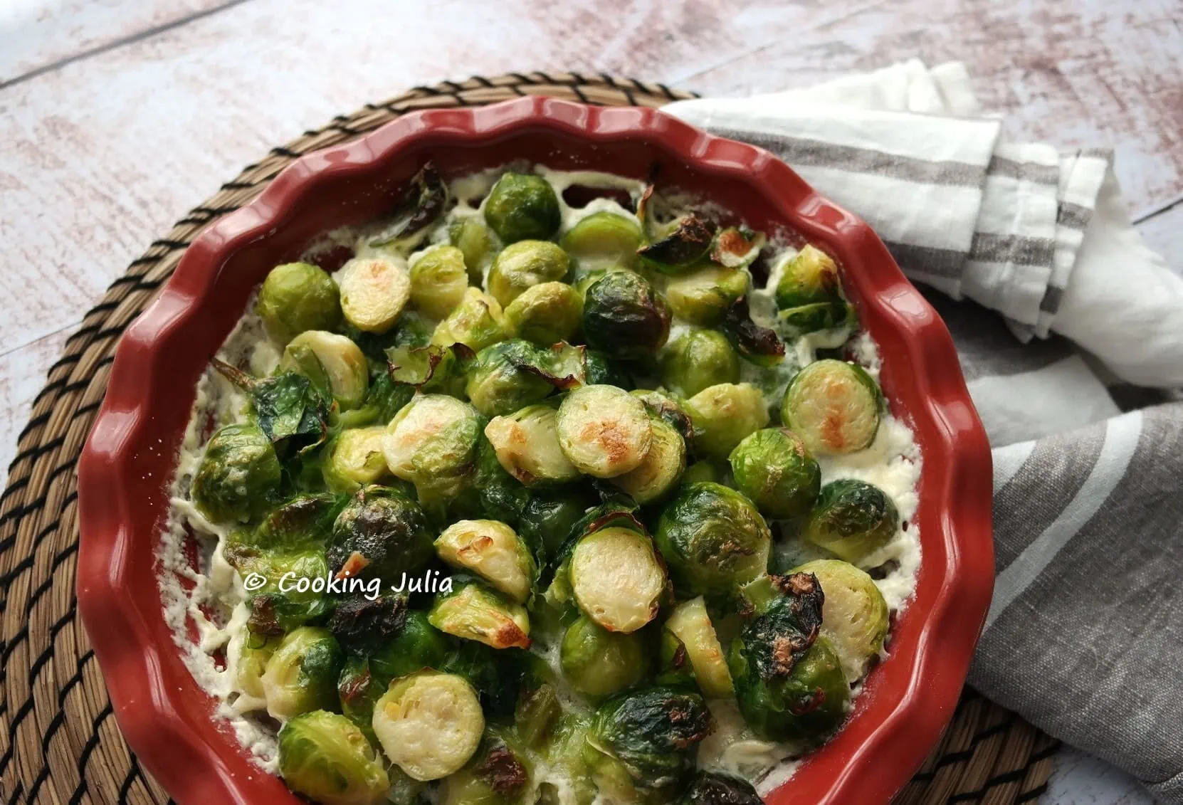 Choux de bruxelles au maroilles