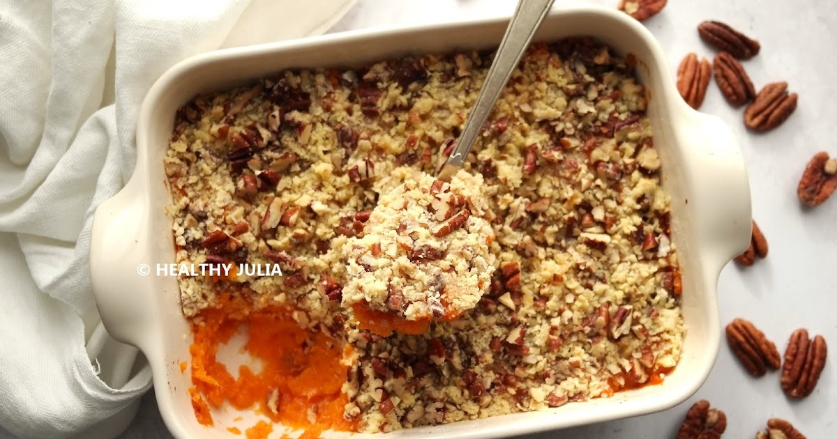 CRUMBLE DE PATATES DOUCES AUX NOIX DE PÉCAN