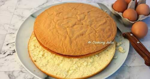 GÉNOISE (RECETTE AU THERMOMIX)