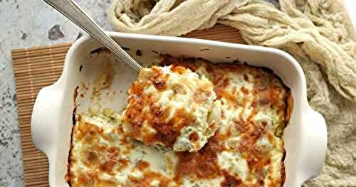 GRATIN DE RAVIOLES AU CHOU FRISÉ 