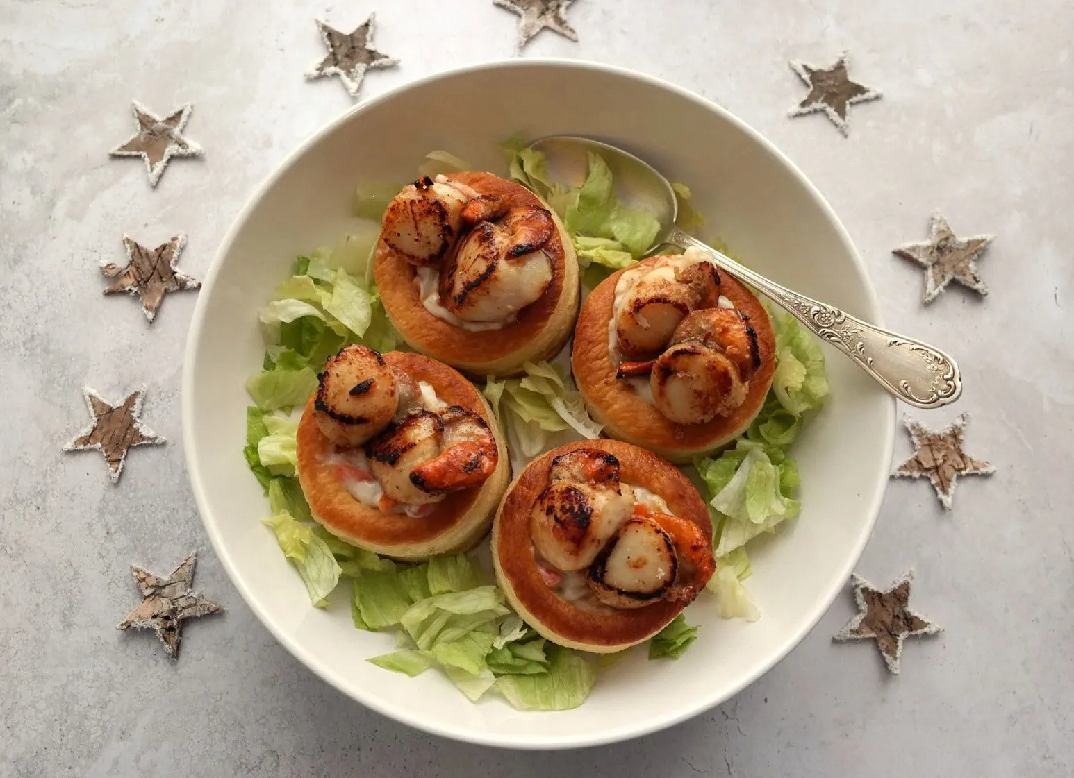 Bouchées à la reine aux noix de saint-jacques