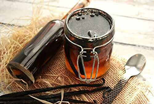 Extrait de vanille liquide (avec et sans alcool)