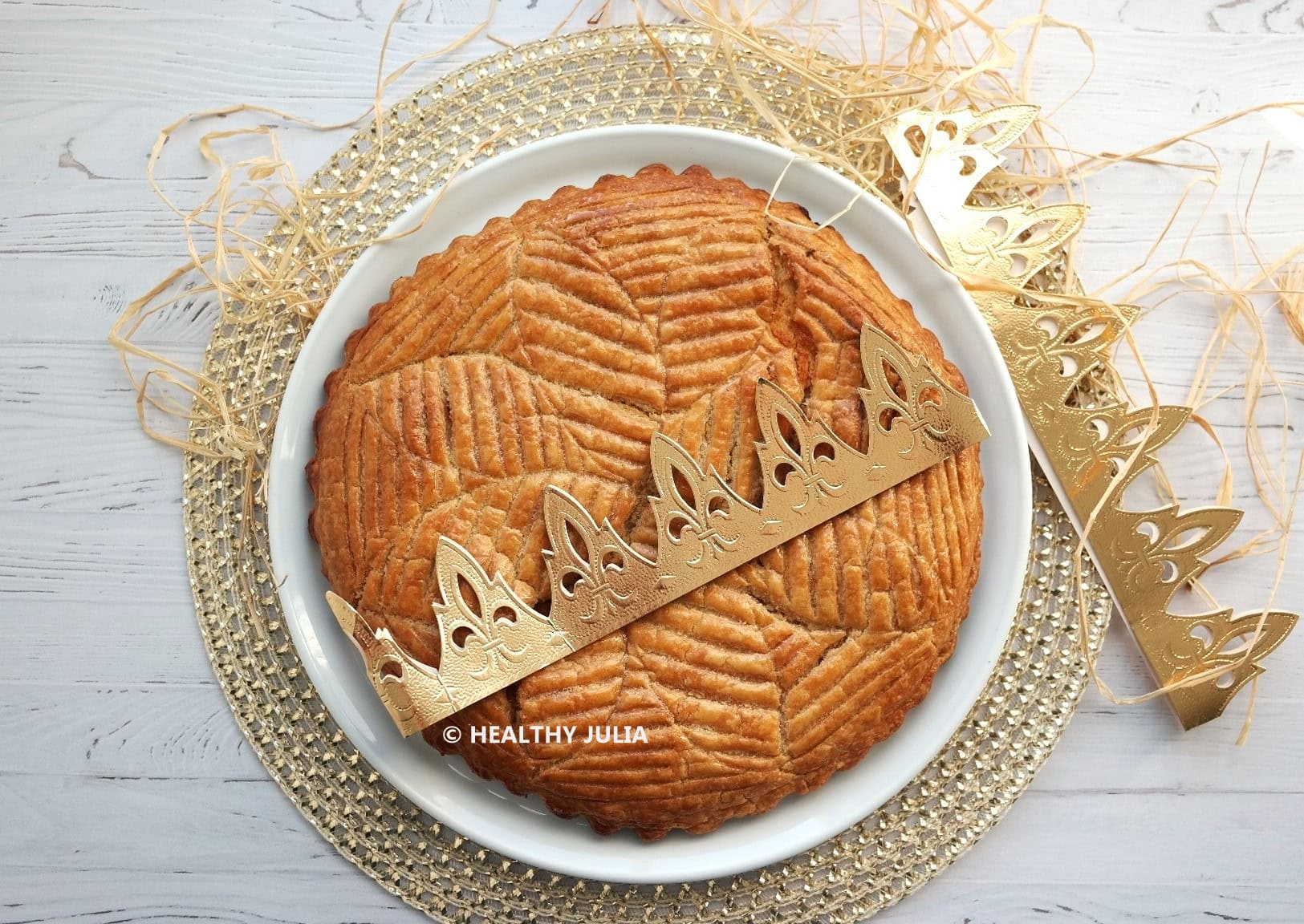 Galette des rois à la crème d’amande allégée