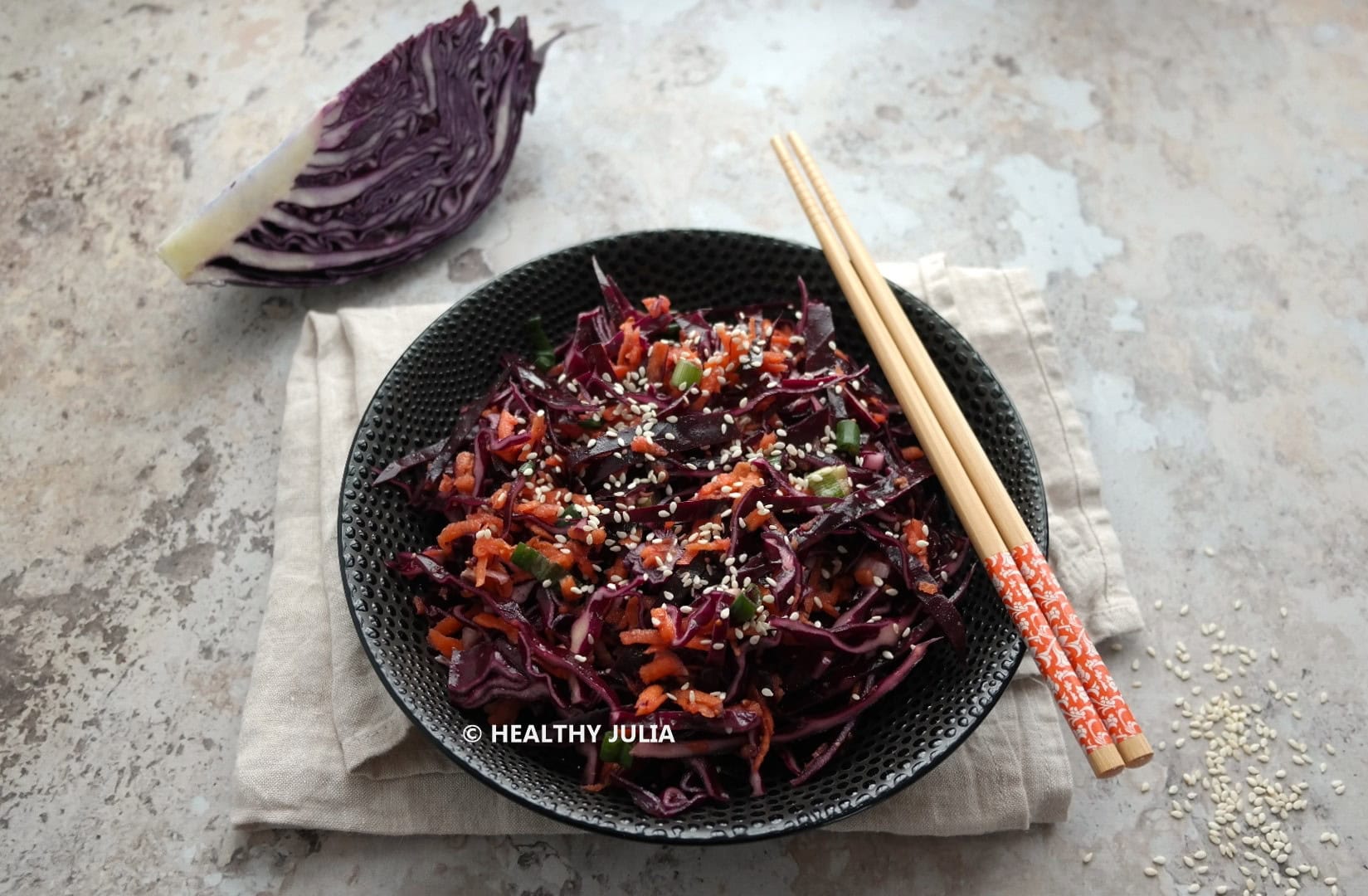 Asian slaw (coleslaw asiatique)