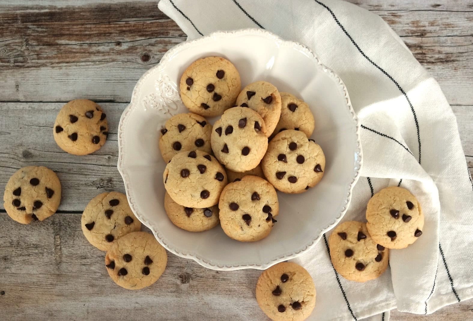 Biscuits amande et pépites de chocolat