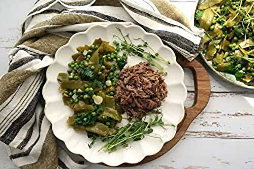 Pulled lamb (agneau effiloché)