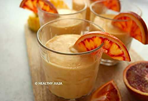 Smoothie crémeux orange et coco