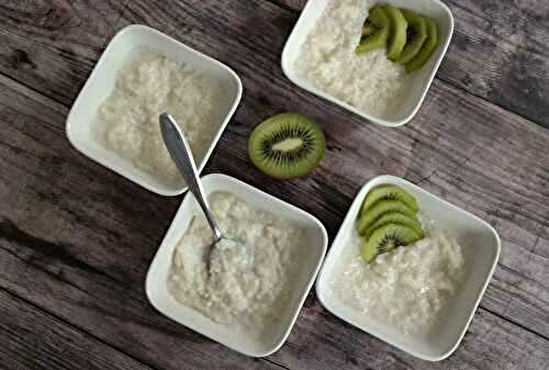 Riz au lait avec un reste de riz (recyclage)