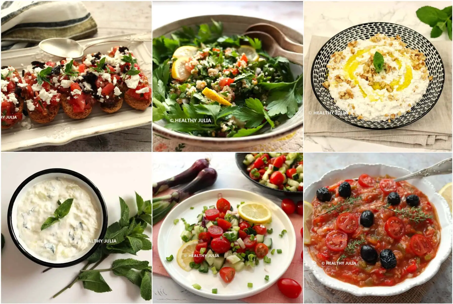 Variations healthy autour… des salades méditerranéennes