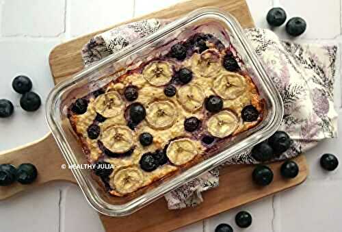 Skyrflan banane et myrtilles (meal prep)