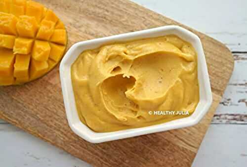 Nice cream à la mangue (express, sans sorbetière)